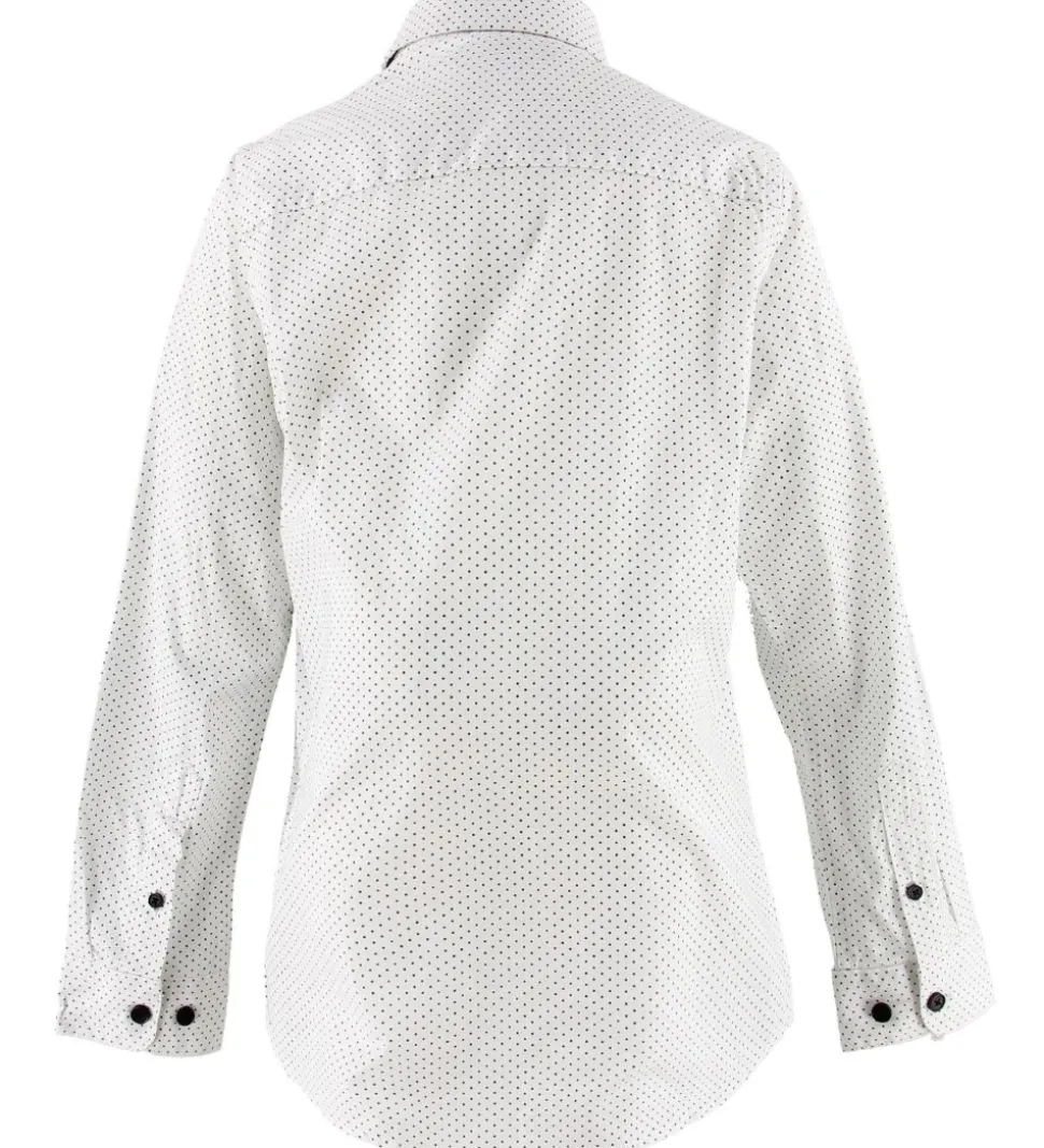 Hound Skjorte - Hvid m. Prikker