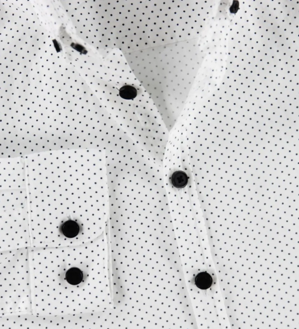 Hound Skjorte - Hvid m. Prikker