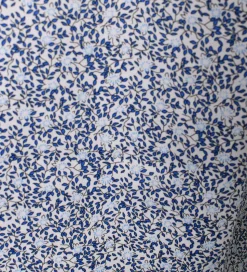 Hound Skjorte - Hvid/Blå m. Blomster