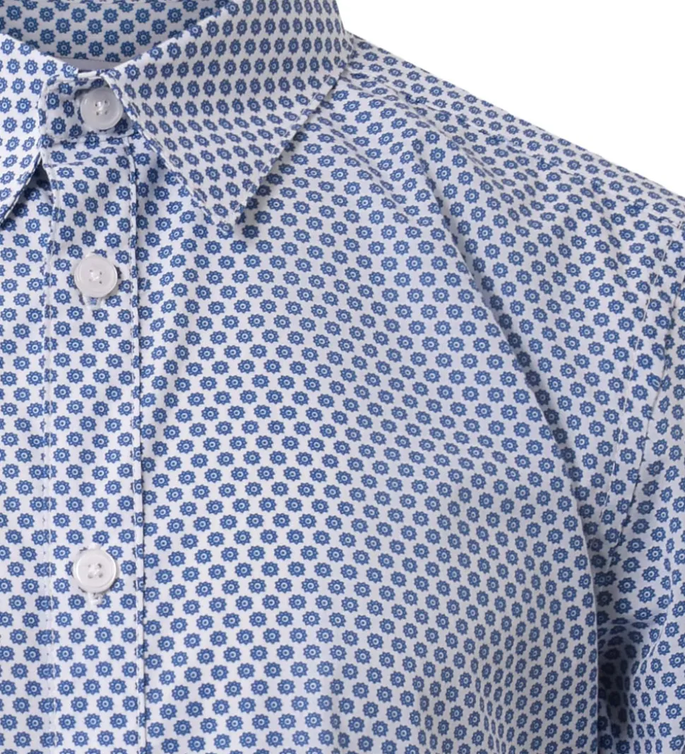 Hound Skjorte - Hvid/Blå m. Sole