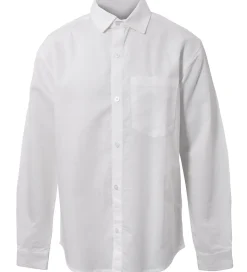 Hound Skjorte - Linen Blend - Hvid