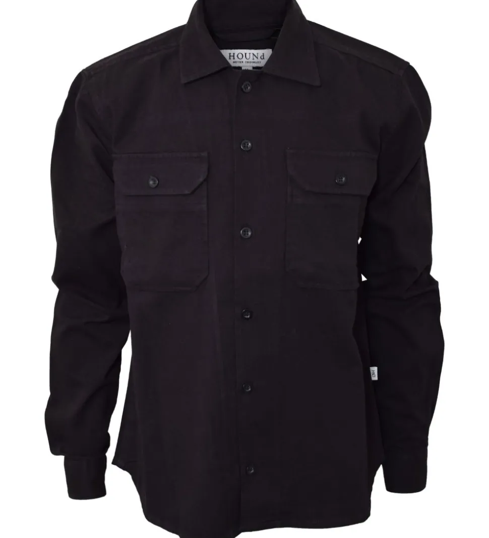 Hound Skjorte - Worker Shirt - Sort