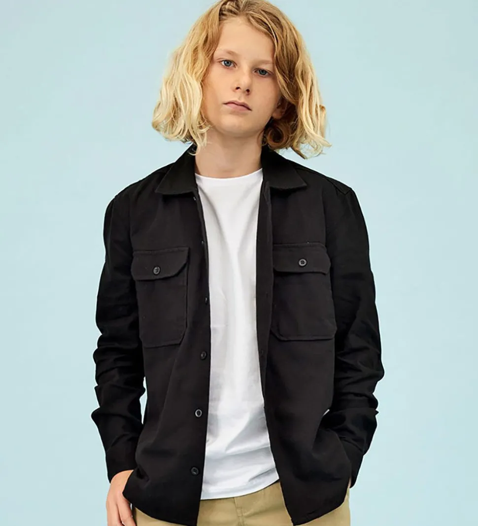 Hound Skjorte - Worker Shirt - Sort