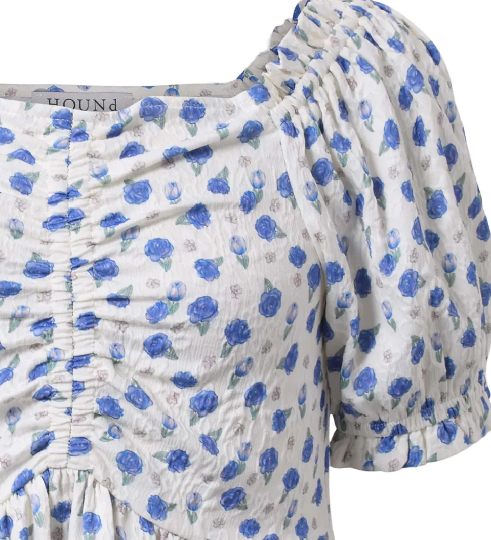 Hound Top - Flower - Light Blue