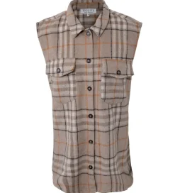 Hound Vest - Plaid - Sand m. Tern