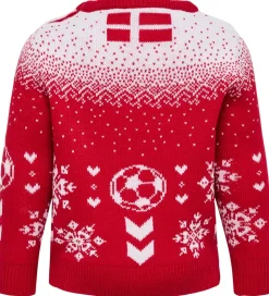 Hummel Bluse - Strik - hmlDBU Fan XMAS - Tango Red