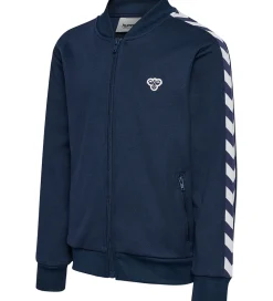 Hummel Cardigan - HmlJR - Dress Blues m. Logo