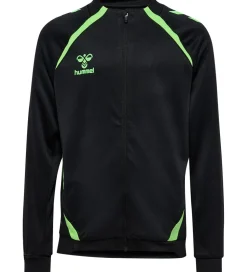 Hummel Cardigan - hmlLead 2.0 Track - Sort/Green Gecko