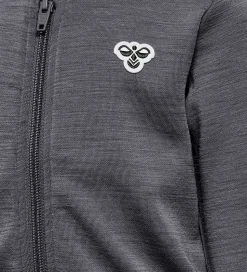 Hummel Cardigan - HmlMini - Uld - Mørkegråmeleret