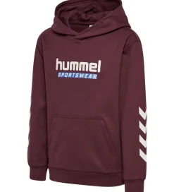 Hummel Hættetrøje - hmlJr Logo Hoodie - Vineyard Wine