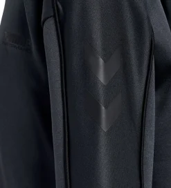 Hummel Hættetrøje - hmlJR Performance - Interlock Hoddie - Ebony
