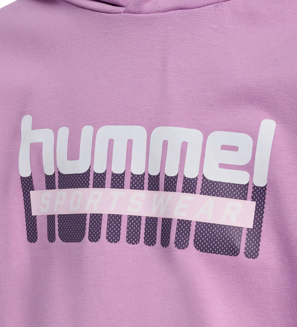 Hummel Hættetrøje - hmlTUKAS - Smoky Grape