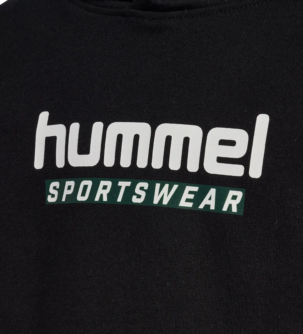 Hummel Hættetrøje Logo Hoodie - hmlJr - Sort