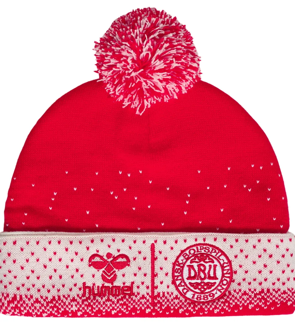 Hummel Hue - Strik - hmlDBU Fan Xmas Kids - Tango Red
