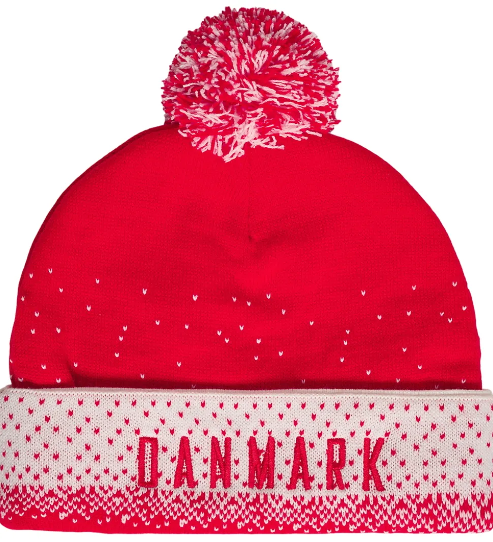 Hummel Hue - Strik - hmlDBU Fan Xmas Kids - Tango Red
