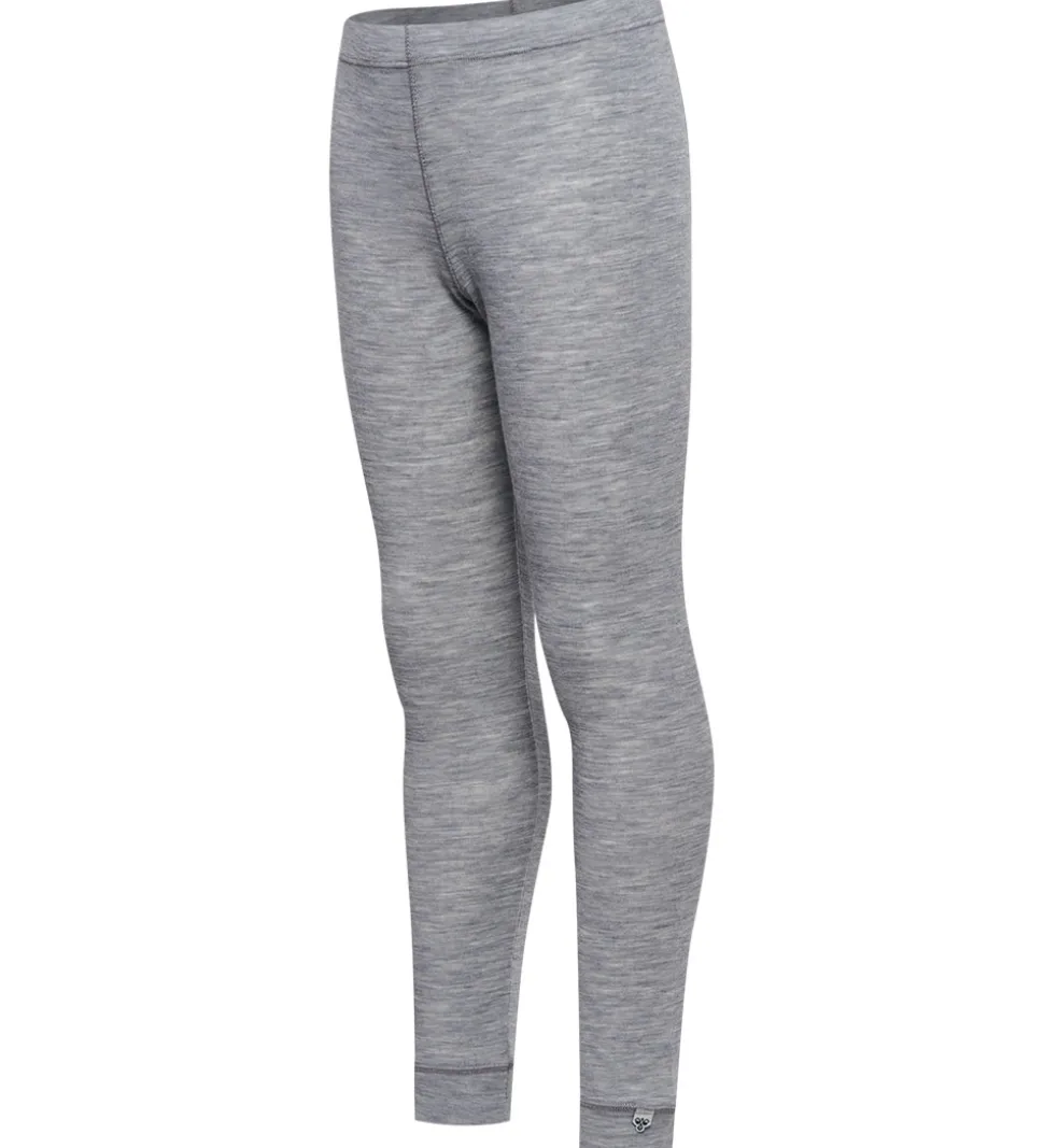 Hummel Leggings - HmlJr - Uld - Gråmeleret