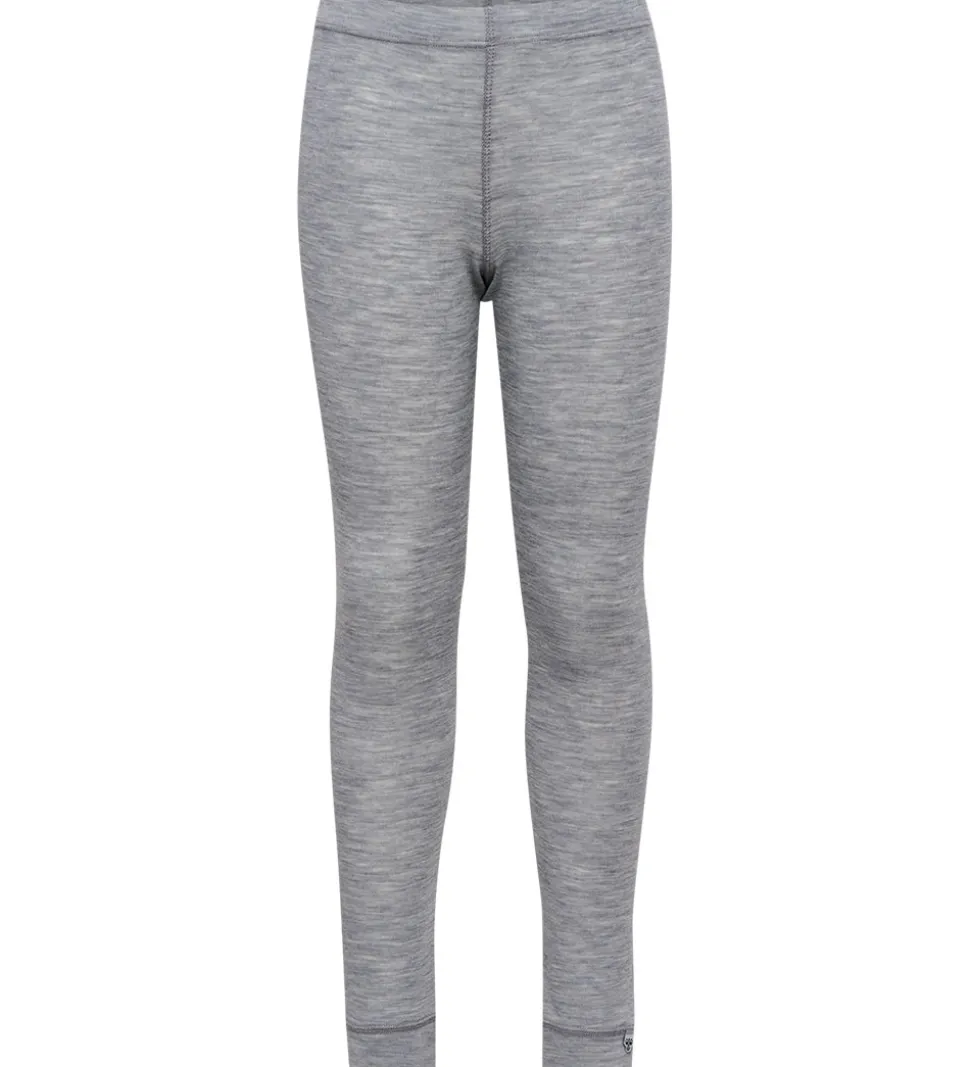 Hummel Leggings - HmlJr - Uld - Gråmeleret