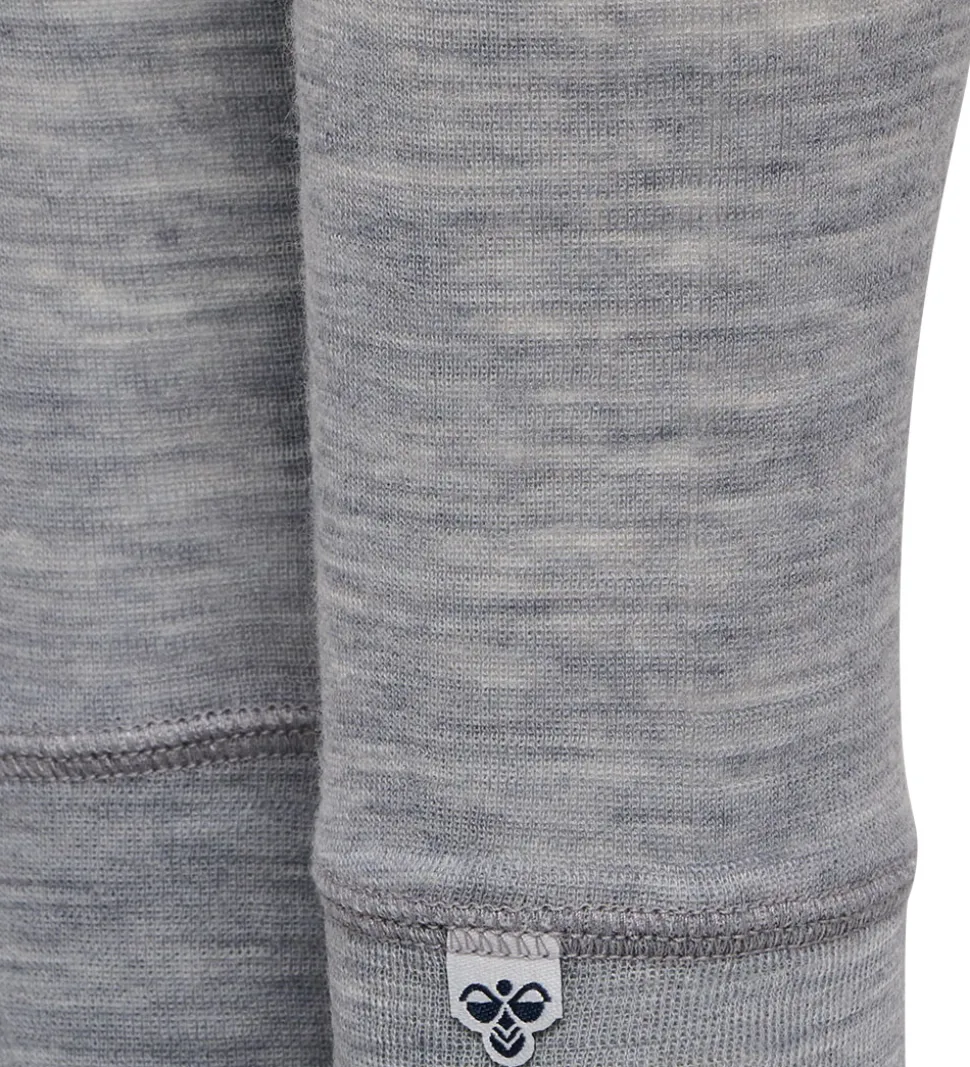 Hummel Leggings - HmlMini - Uld - Gråmeleret