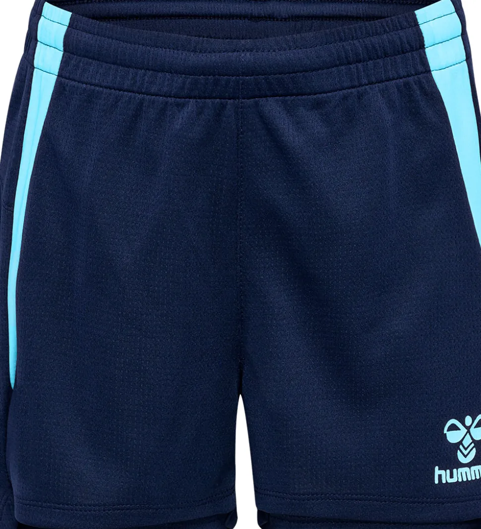 Hummel shorts - hmlLead 2.0 - Marine/Blue Fish