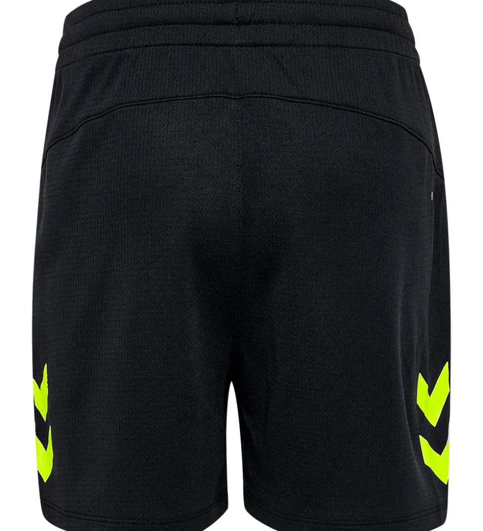 Hummel Shorts - hmlLead 2.0 - Black/Green Gecko