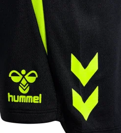 Hummel Shorts - hmlLead 2.0 - Black/Green Gecko