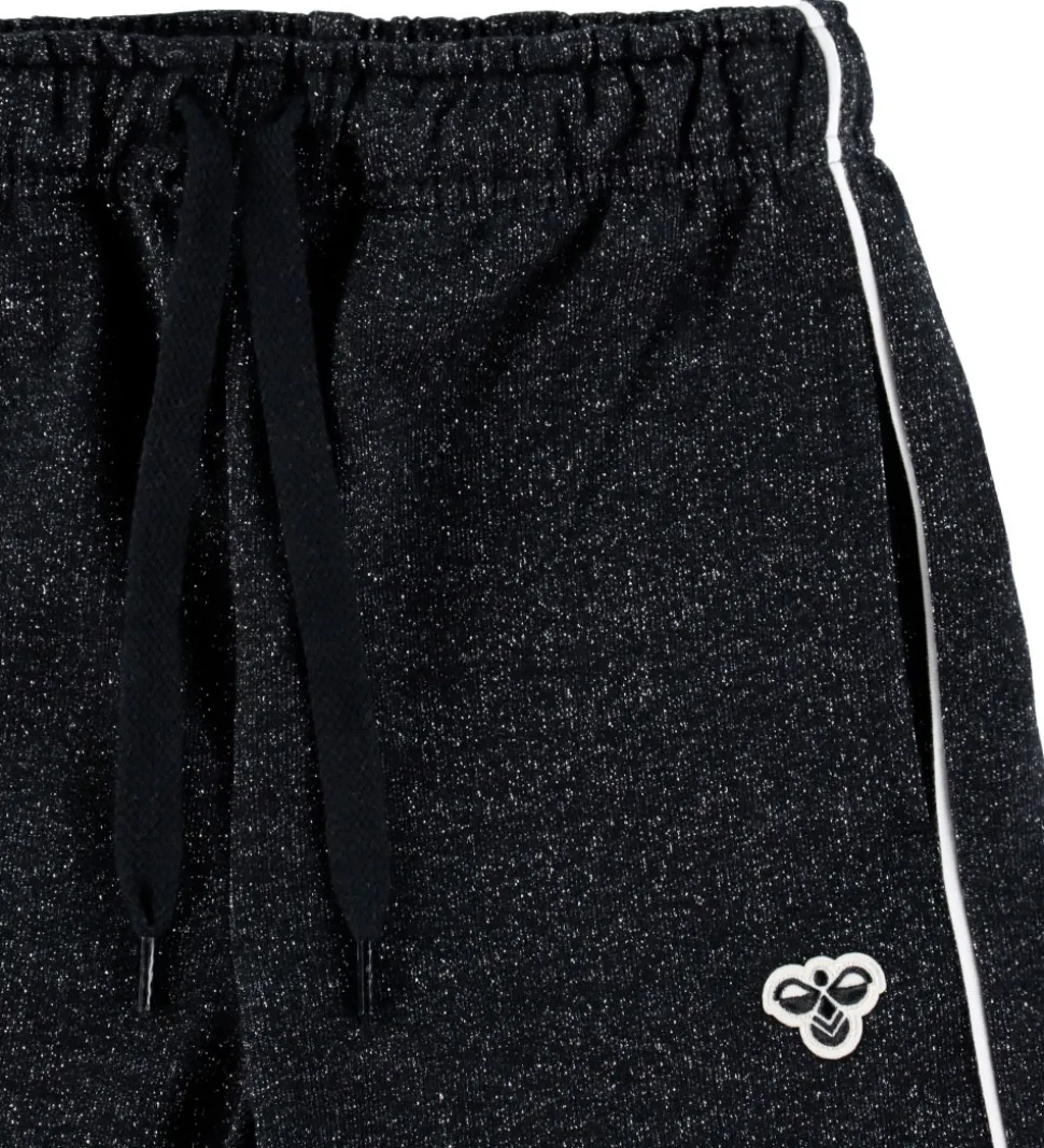 Hummel Sweatpants - hmlJR Loose - Sort m. Glimmer