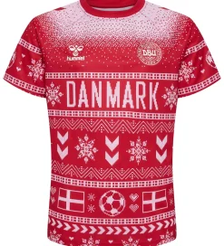 Hummel T-shirt - HmlDBU Fan XMAS - Tango Red