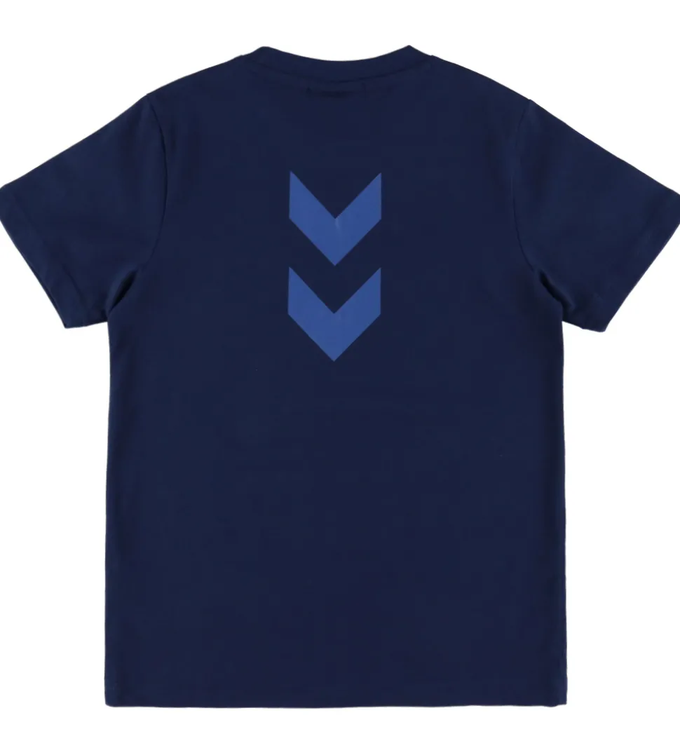 Hummel T-Shirt - hmlJR Graphic 1923 - Dress Blues