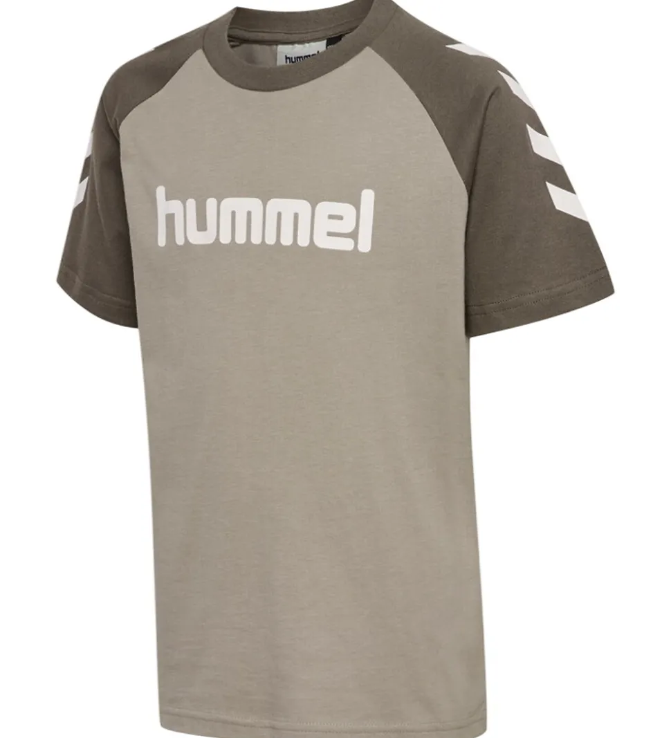 Hummel T-shirts - HmlJR - Dark Night m. Logo