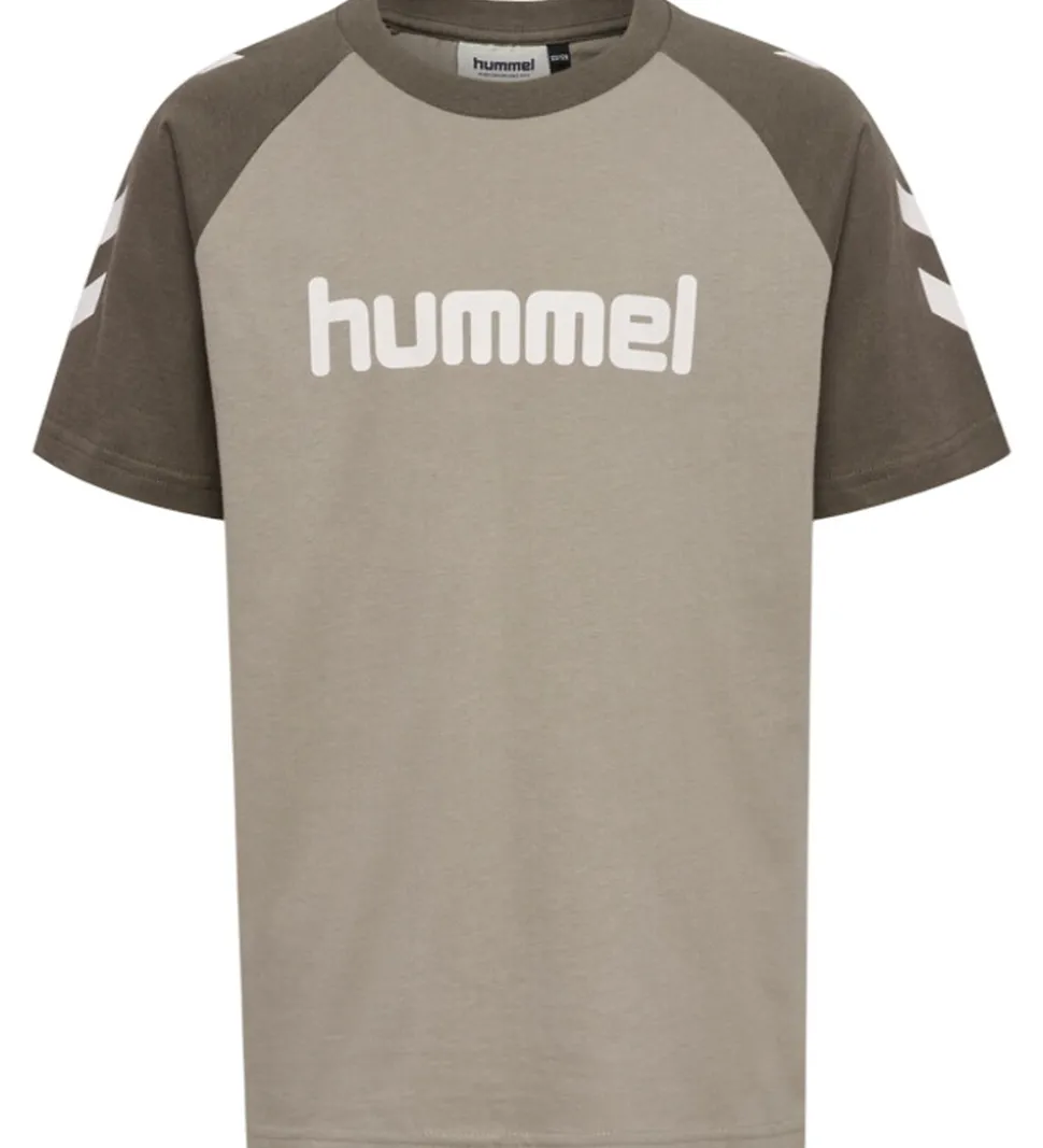 Hummel T-shirts - HmlJR - Dark Night m. Logo
