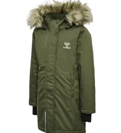 Hummel Vinterjakke - hmlAlma Tex - Olive Night