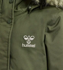 Hummel Vinterjakke - hmlAlma Tex - Olive Night