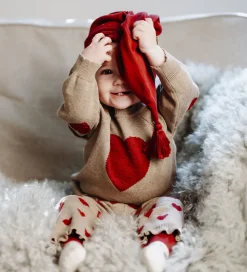 Hust and Claire Bukser - Strik - HCLisa - Biscuit m. Hjerter