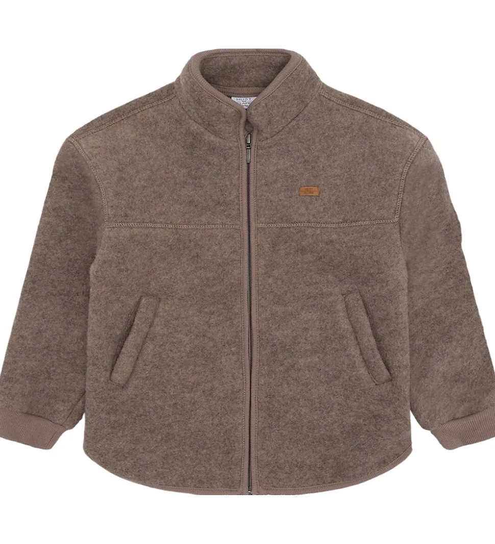 Hust and Claire Fleecejakke - Emi - Uld - Deer Melange