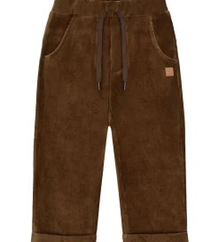 Hust and Claire Fløjlsbukser - HCGarry Ottoman - Brown stone