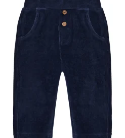 Hust and Claire Fløjlsbukser - HCGordon Ottoman - More Navy