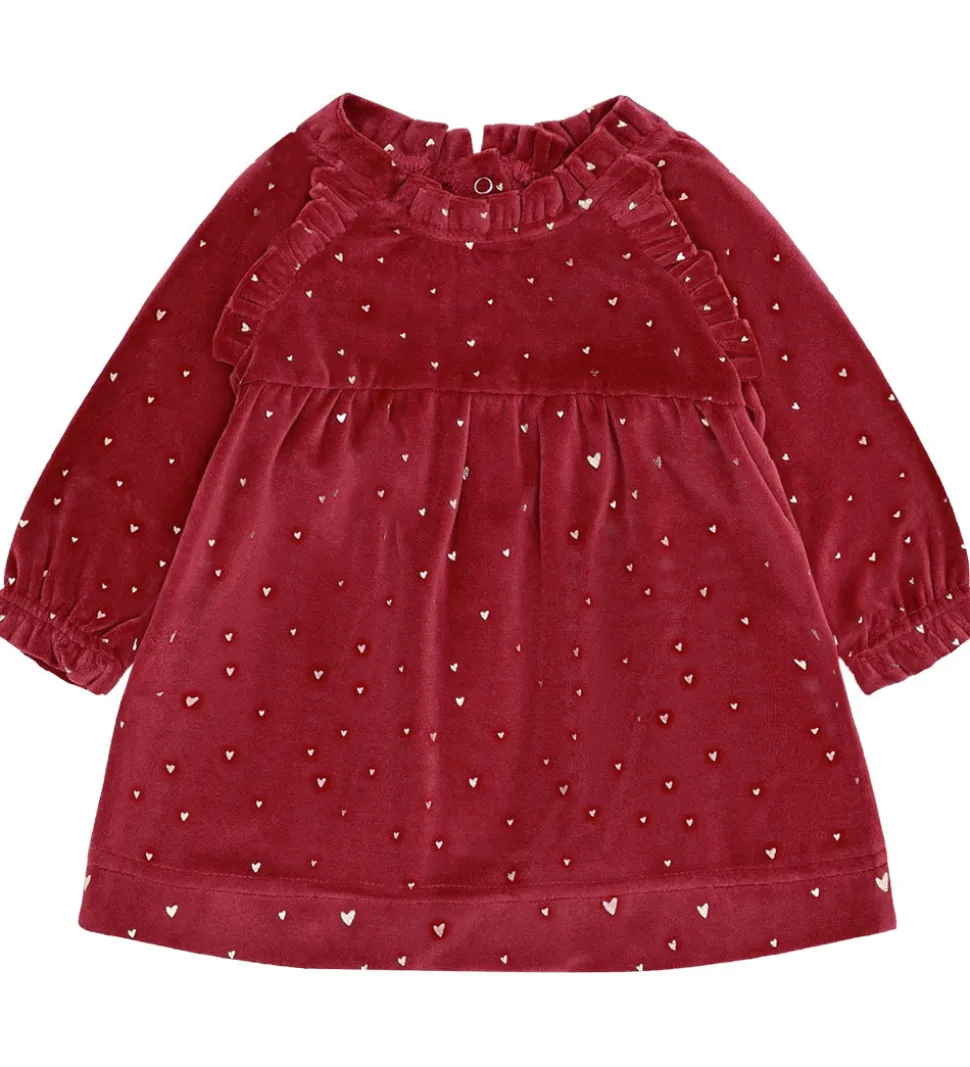 Hust and Claire Kjole - Velour - HCKis - Teaberry m. Guld