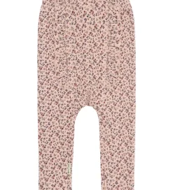 Hust and Claire Leggings - HCLaerke - Rugby Tan m. Blomster