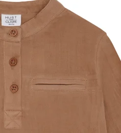 Hust and Claire Skjorte - Musselin - Rasser - Warm Sand
