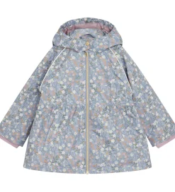 Hust and Claire Sommerjakke - HCObia - Blue Flint m. Blomster