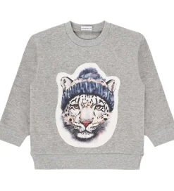 Hust and Claire Sweatshirt - HCSejer - Tile Grey Melange m. Tige