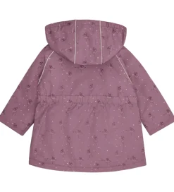 Hust and Claire Vinterjakke - HCObia - Pale Mauve m. Hjerter/Bal