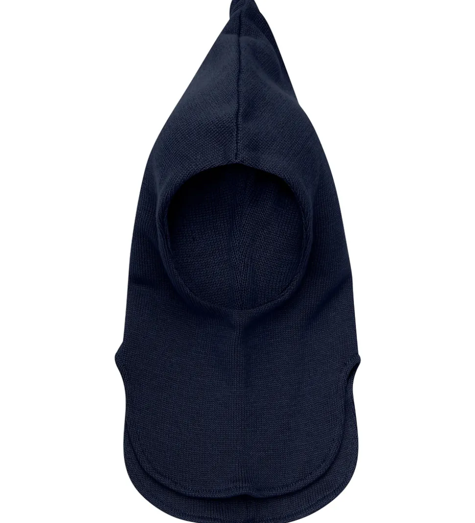 Huttelihut Elefanthue - 2-lags - Uld - Strik - Dark Navy