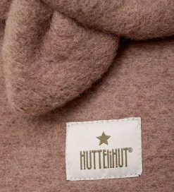 Huttelihut Elefanthue - Uld - 2-lags - Burlwood m. Ører