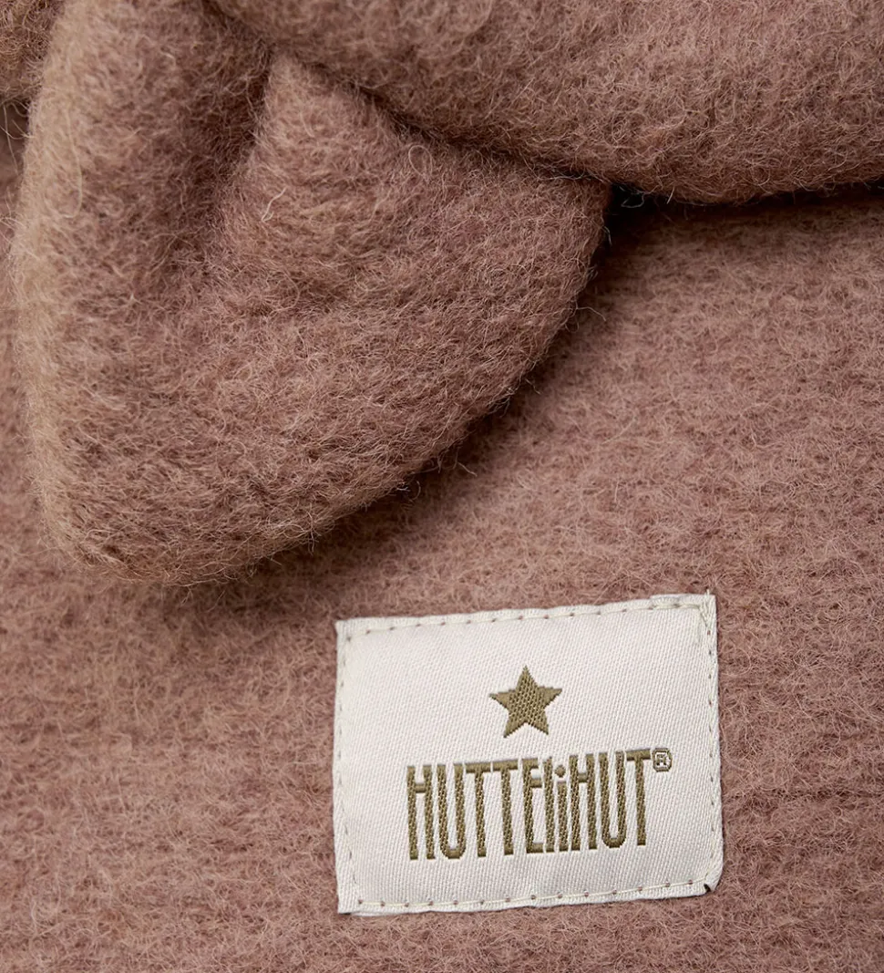 Huttelihut Elefanthue - Uld - 2-lags - Burlwood m. Ører