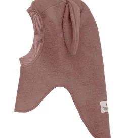 Huttelihut Elefanthue - Uld - 2-lags - Burlwood m. Ører