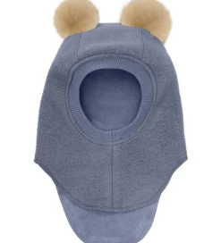 Huttelihut Elefanthue - Uld - 2-lags - Folkstone Gray m. Kvaste