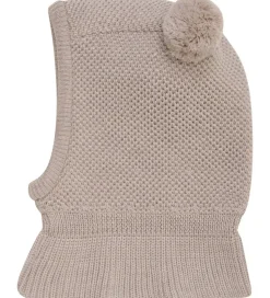 Huttelihut Elefanthue - Uld - 2-lags - Camel Melange m. Kvaster