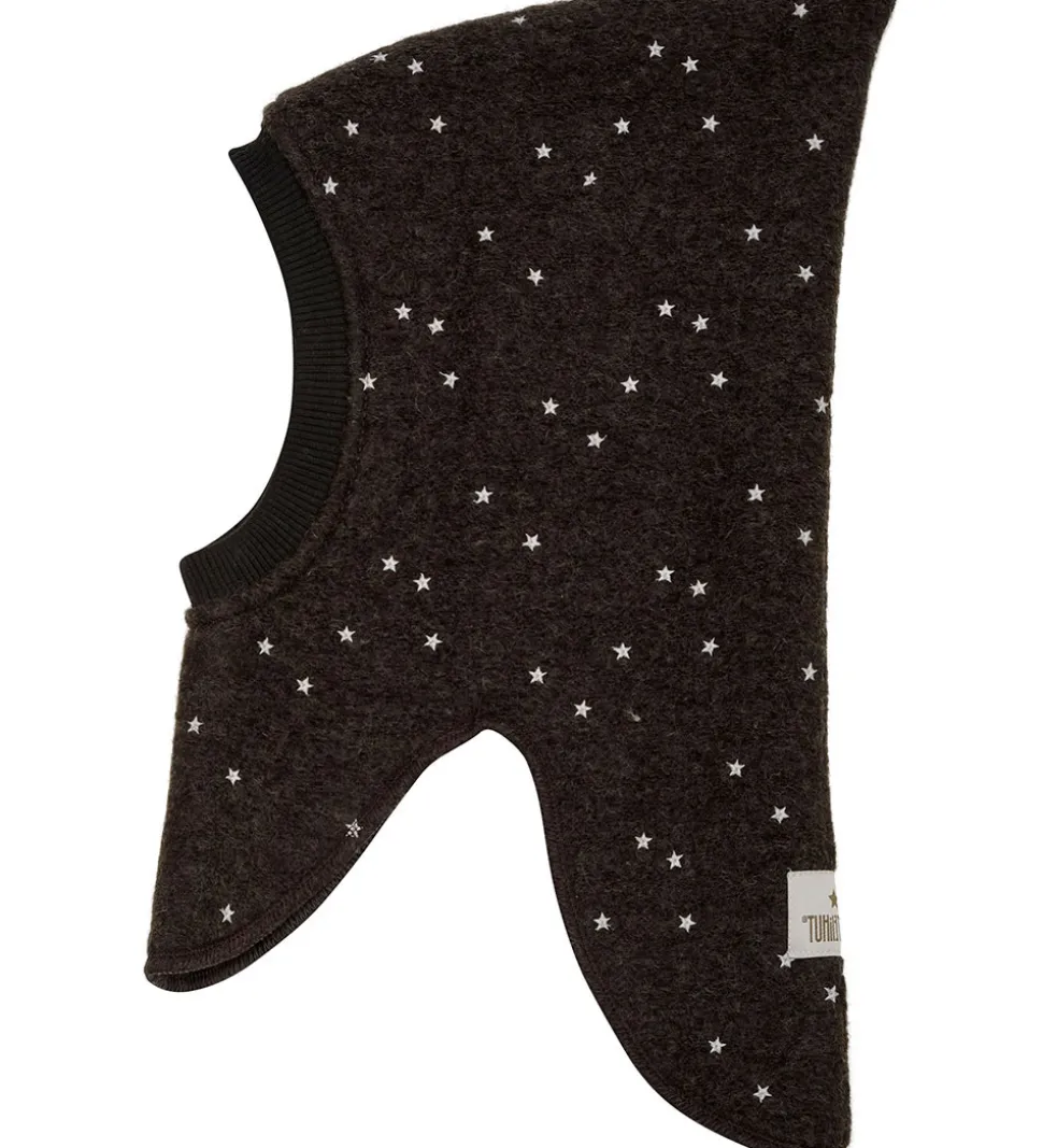 Huttelihut Elefanthue - Uld - 2-lags - Dark Brown Melange