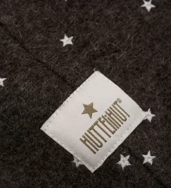 Huttelihut Elefanthue - Uld - 2-lags - Dark Brown Melange